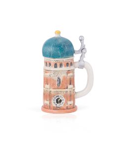 mini bierkrug  münchner frauenkirche von vorne