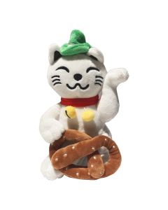 BAYERISCHE PLÜSCH WINKEKATZE Maneki-neko